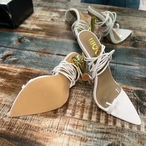 White Heels Size 6 EGO